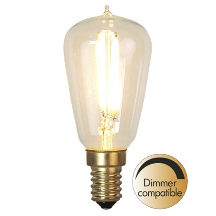 LED-lampa E14 Klarglas filament Dimringsbar (15 Watt)
