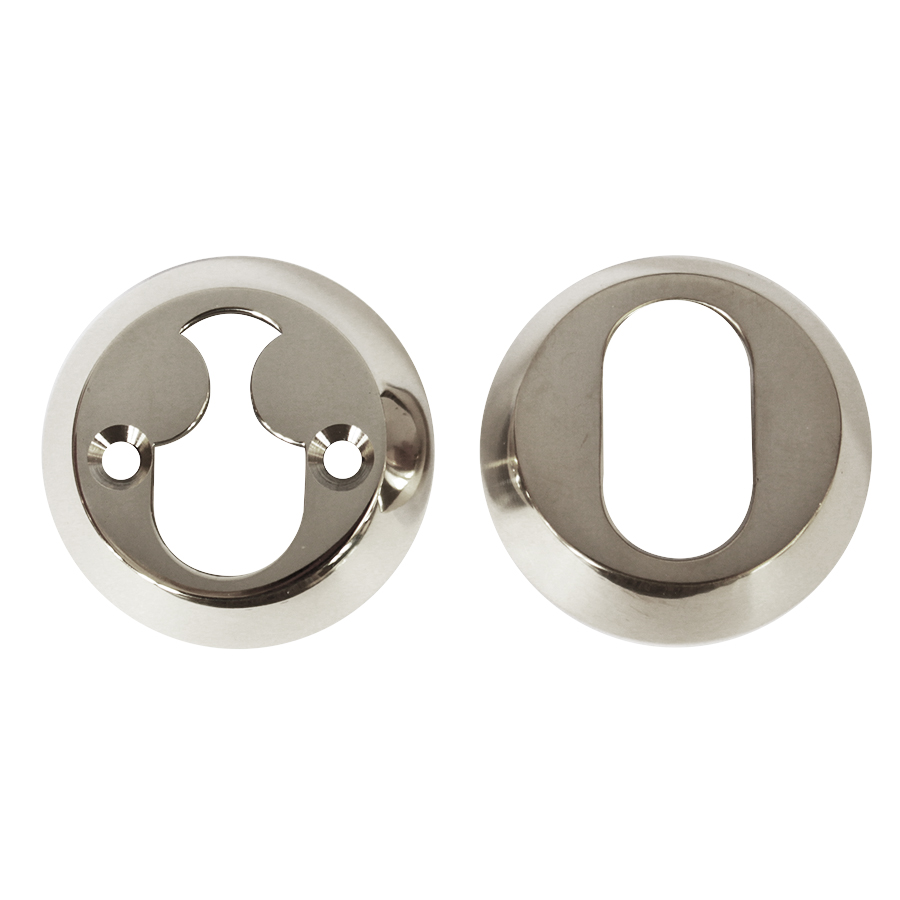 (bild för) Kombination oval cylinderskylt och rokokocylinderskylt nickel