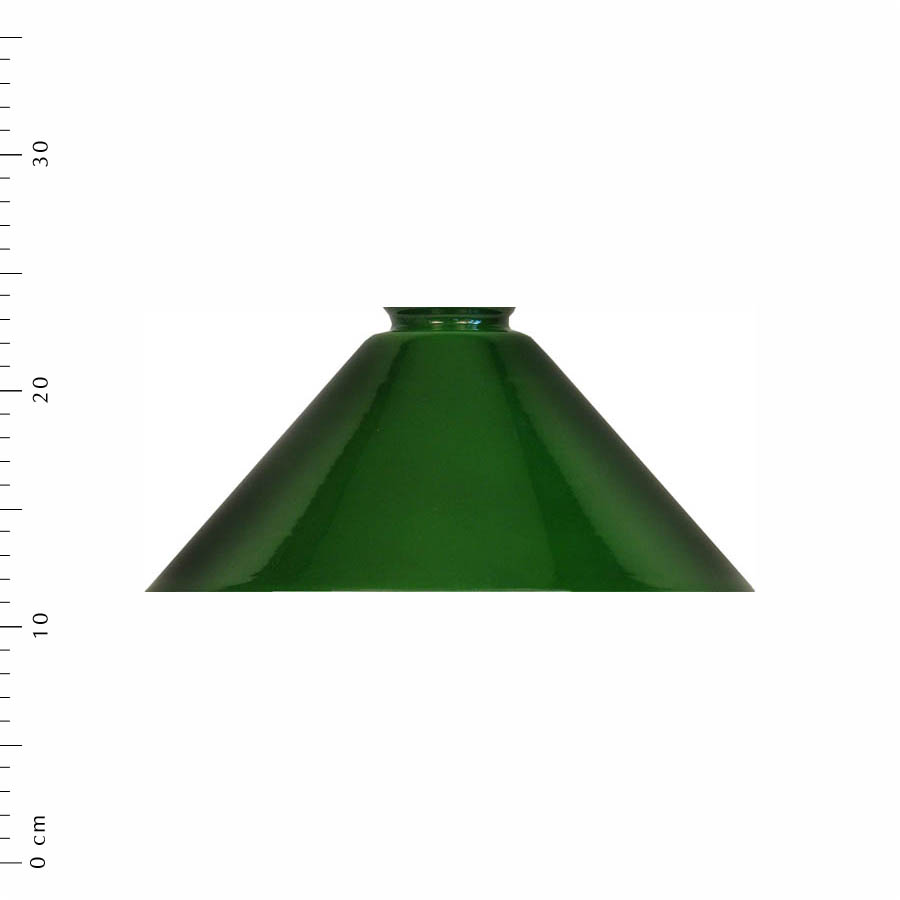 60 mm flänsskärm skomakarskärm hög grön