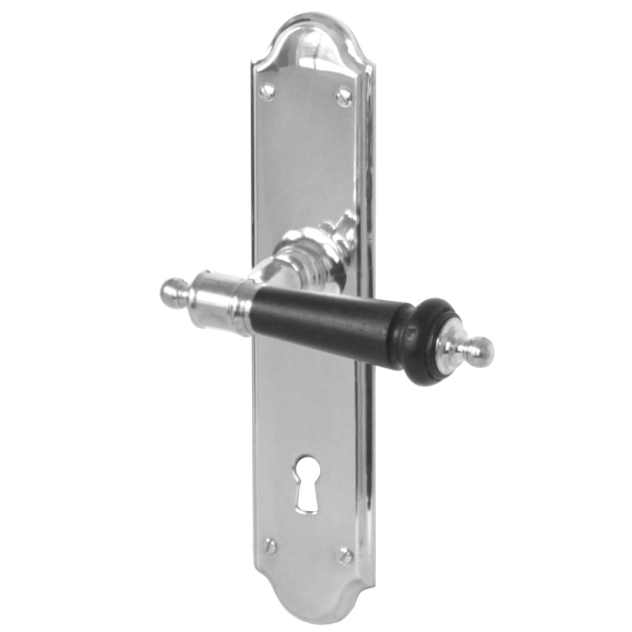 (bild för) Rosengatan i förnicklat med välvd långskylt