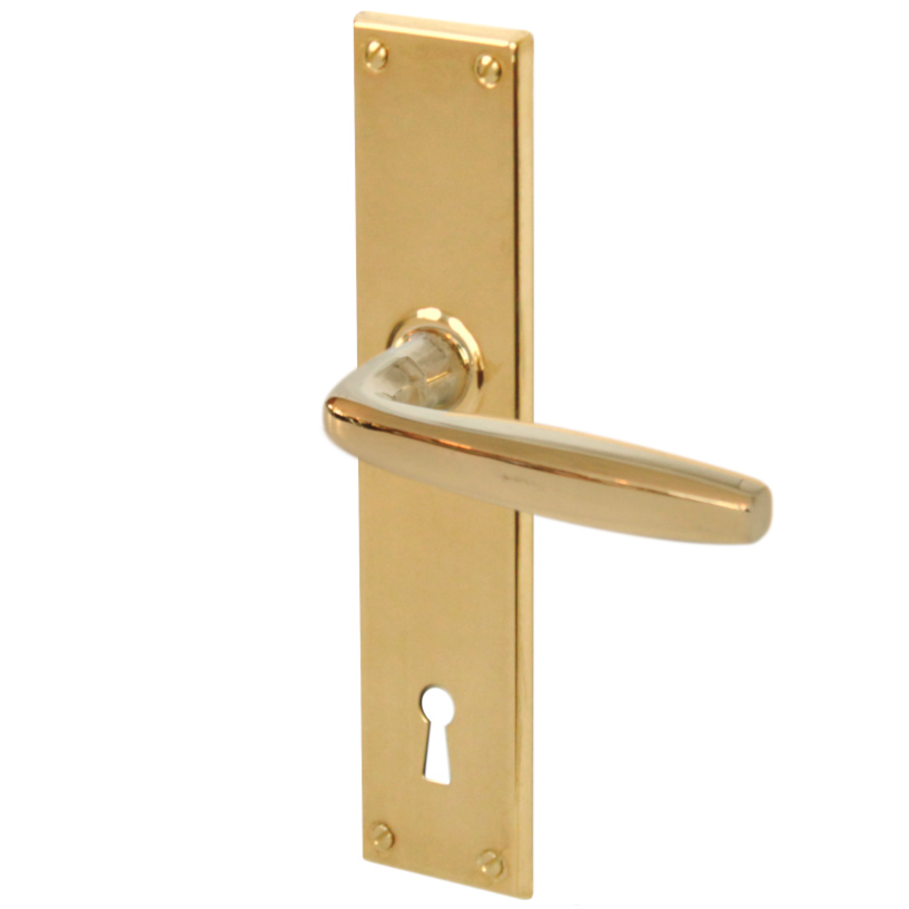 (bild för) Låsbolaget 659 mässing med långskylt