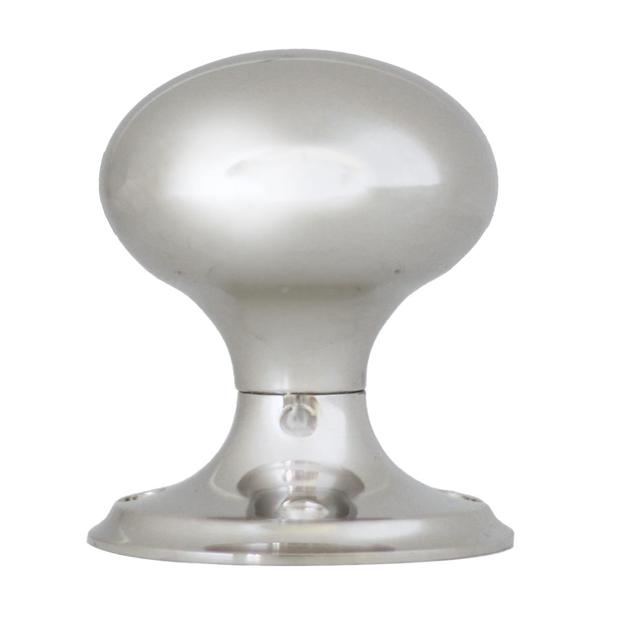 (bild för) Dörrknopp Låsfabriks n:o 880 förnicklad