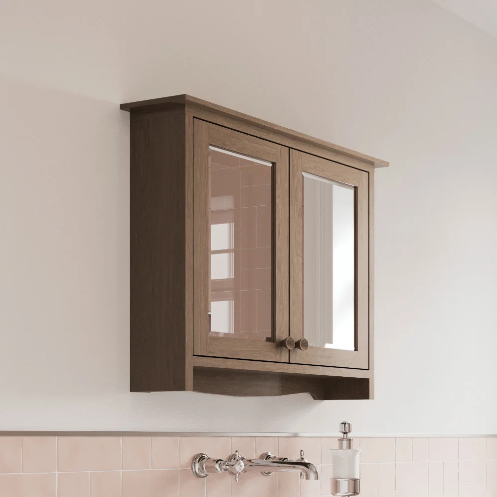 (bild för) Guild väggskåp med speglar ca 65×57 cm