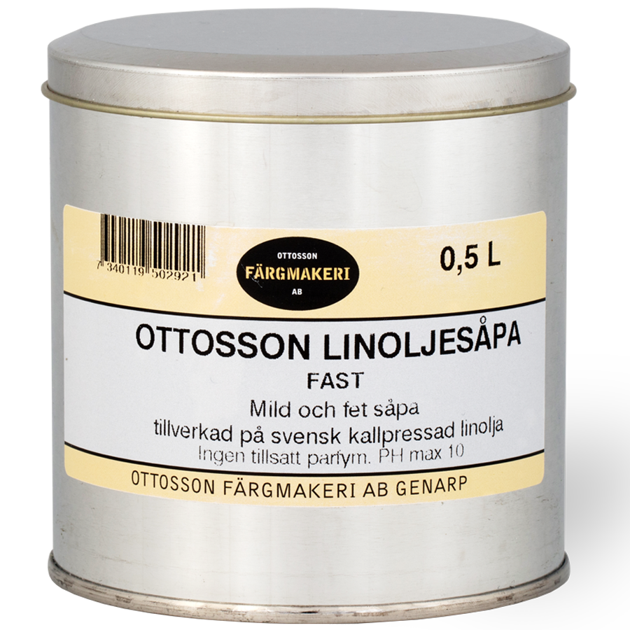 Fast Linoljesåpa från Ottossons Färgmakeri 0,5 kilo