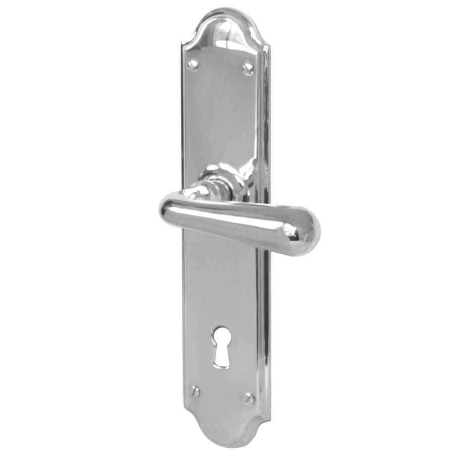 (bild för) Linnégatan med välvd långskylt förnicklat (Fehrlins n:o 530)