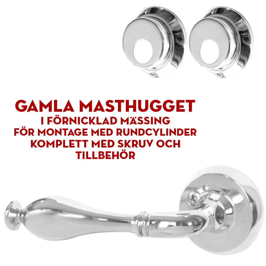 (bild för) Gamla Masthugget i förnicklat för dubbla rundcylindrar 