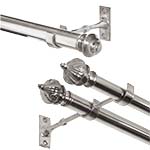 (bild för) Gardinstänger nickel (Odessa)