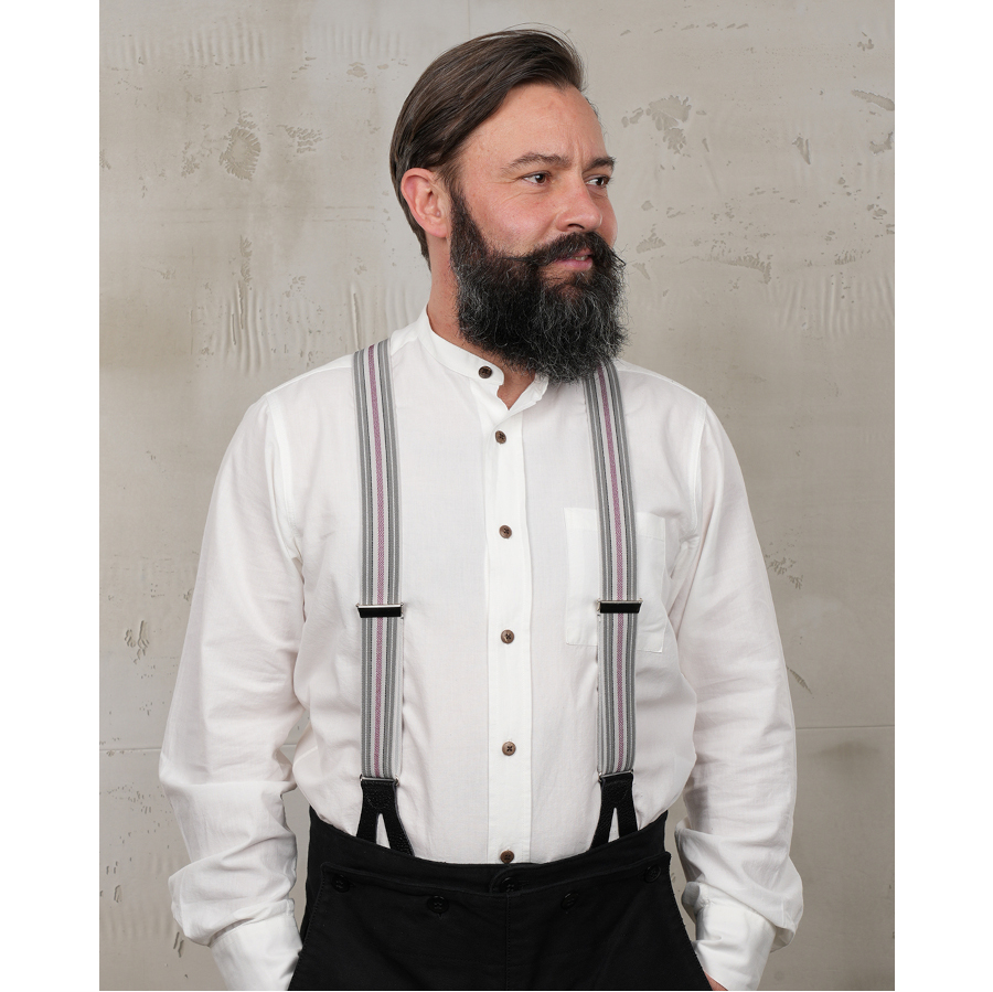 (bild för) 1927 Harvester Braces Red (hängslen/Pike Brothers)