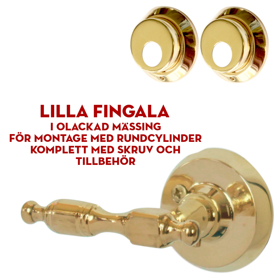 (bild för) Lilla Fingala 1880 mässing för dubbla rundcylindrar 