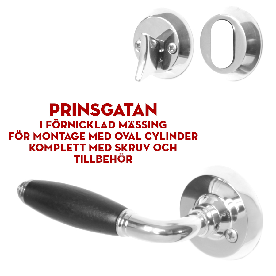 (bild för) Prinsgatan nickel för trapphus (ytterdörrstrycke)