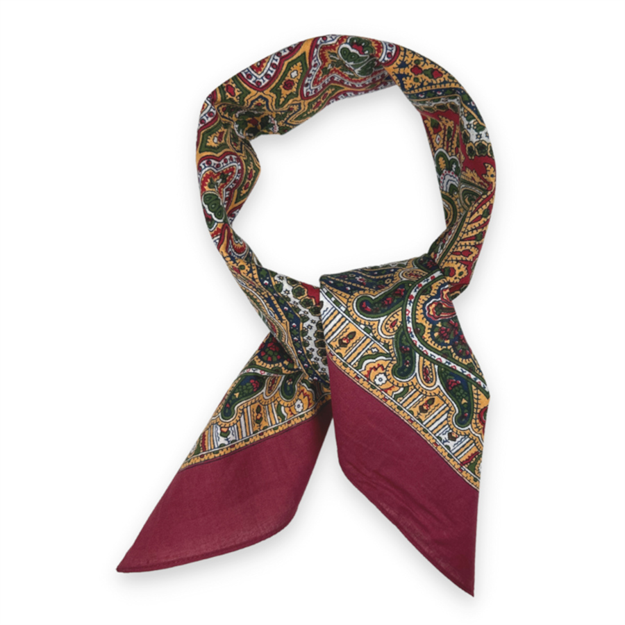 (bild för) Bandana/snusnäsduk Bomull 65 x 65 cm Burgundy