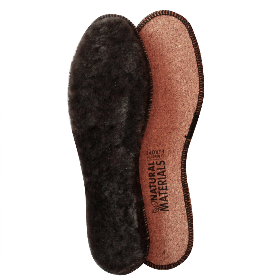 Inläggsulor vegetabiliskt lammskinn & ull storlek 36-46 (bild för) Inläggsulor vegetabiliskt lammskinn & ull storlek 36-46