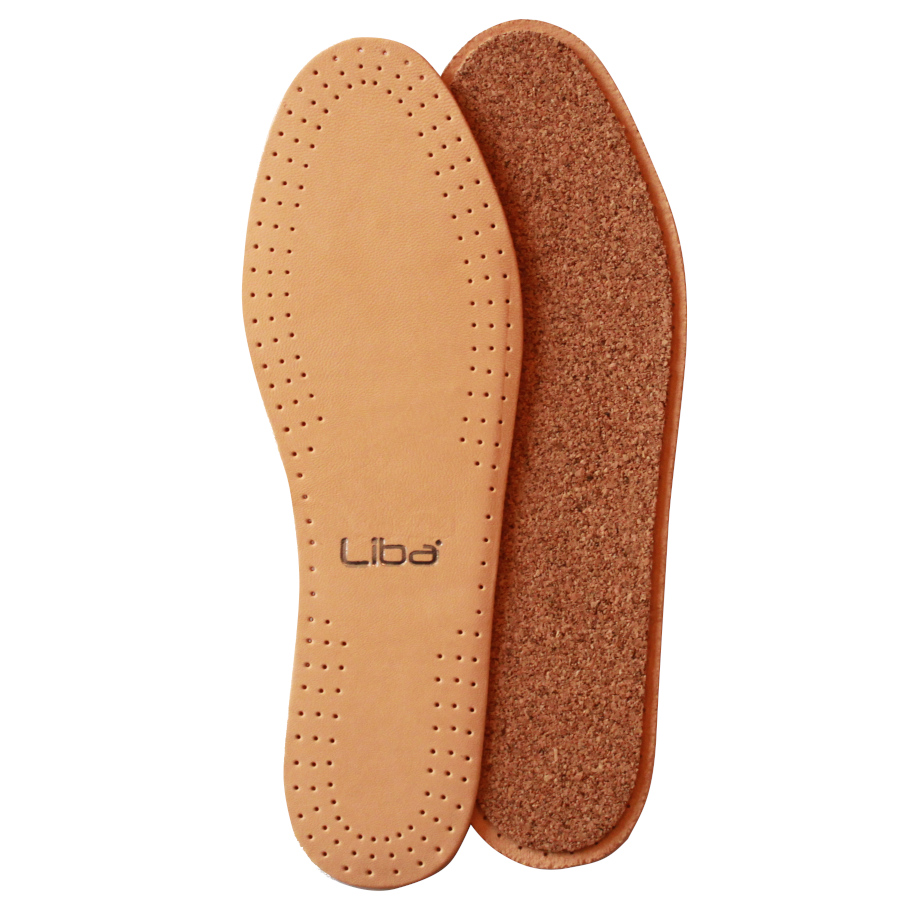 Inläggsulor vegetabiliskt läder & kork storlek 35-47 (bild för) Inläggsulor vegetabiliskt läder & kork storlek 35-47