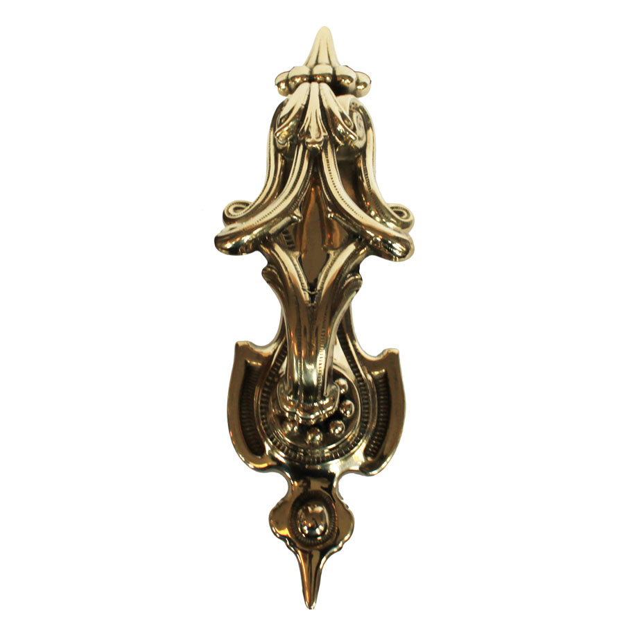 Ornamenterad dörrkläpp i mässing (bild för) Ornamenterad dörrkläpp i mässing