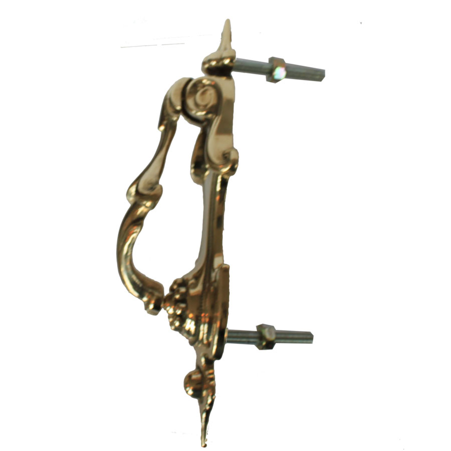 Ornamenterad dörrkläpp i mässing (bild för) Ornamenterad dörrkläpp i mässing