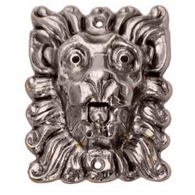 Ringknappen "Lejonet" i förnicklat (bild för) Ringknappen "Lejonet" i förnicklat