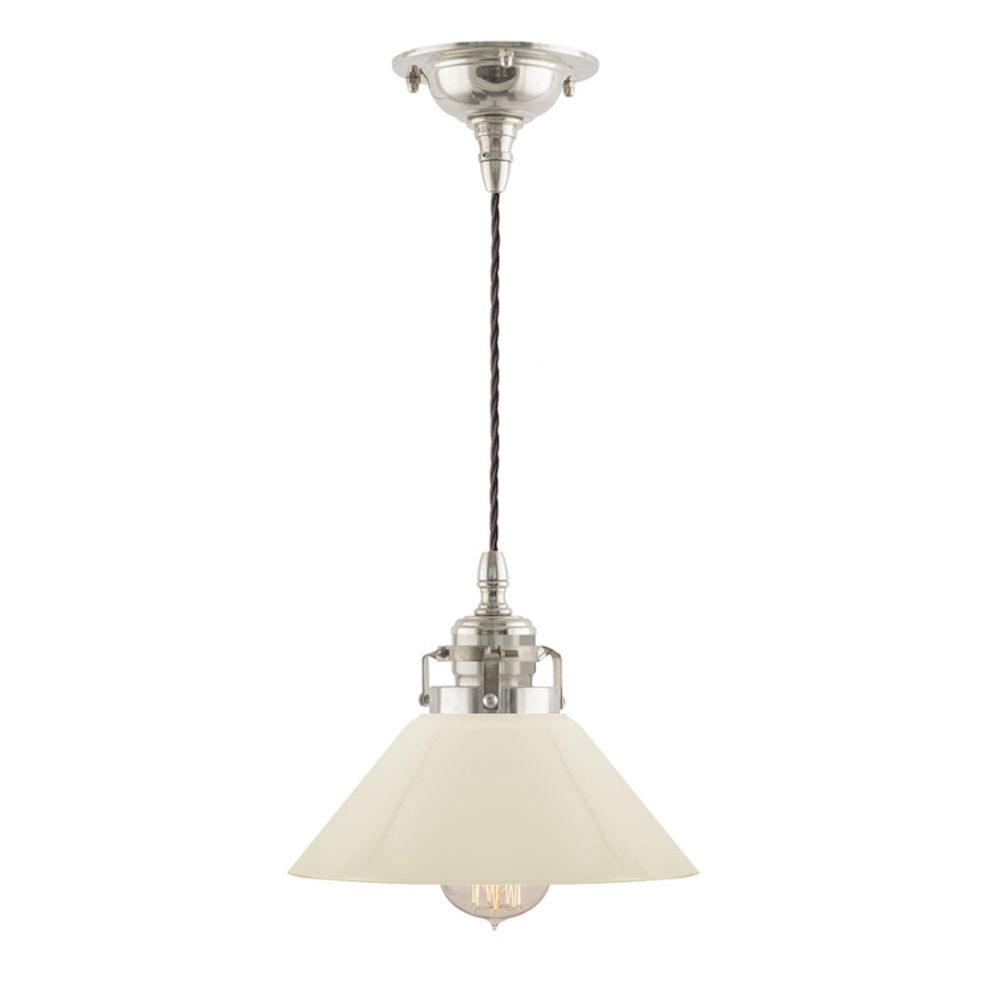 Ferlin förnicklad liten gulvit skomakare (fönsterlampa) (bild för) Ferlin förnicklad liten gulvit skomakare (fönsterlampa)