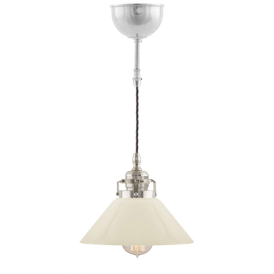 Ferlin förnicklad liten gulvit skomakare (fönsterlampa) (bild för) Ferlin förnicklad liten gulvit skomakare (fönsterlampa)