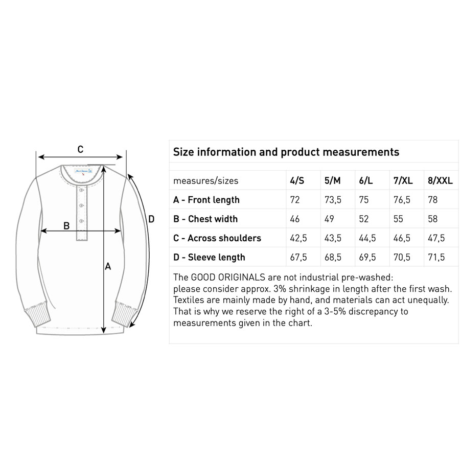 (bild för) 2M06 Vintage Machine Refined Classic Fit Long Sleeve Henley gråmelerad (Merz B. Schwanen)