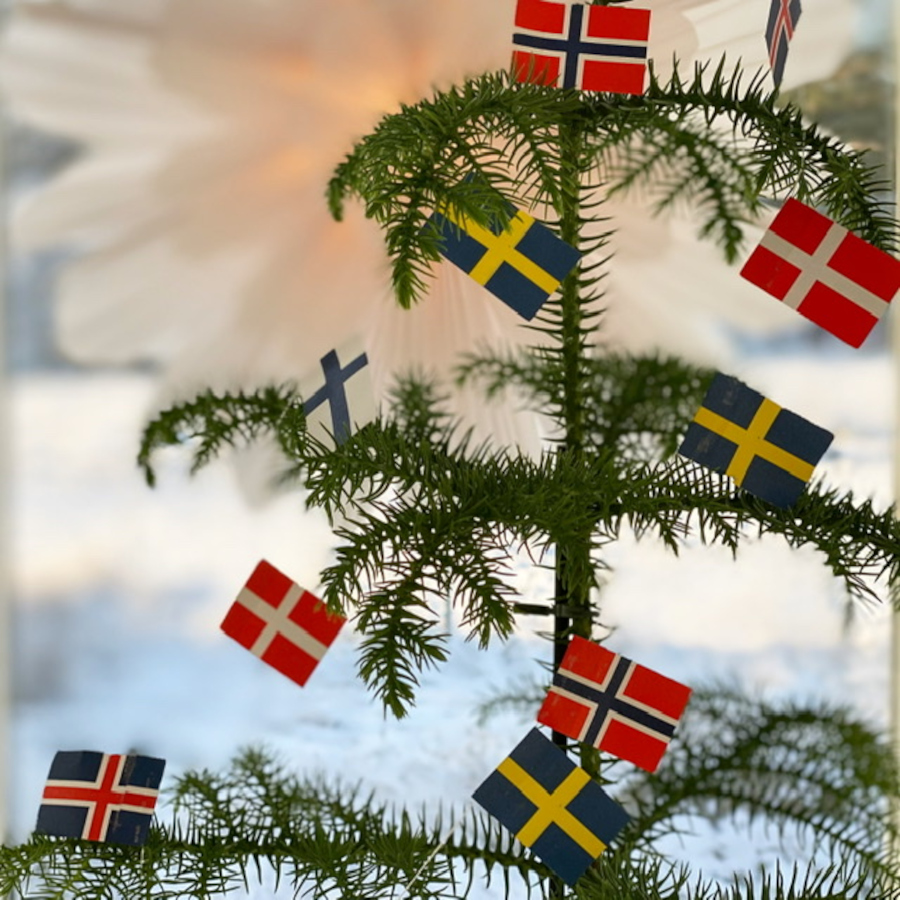 Flaggirlang Norden (bild för) Flaggirlang Norden