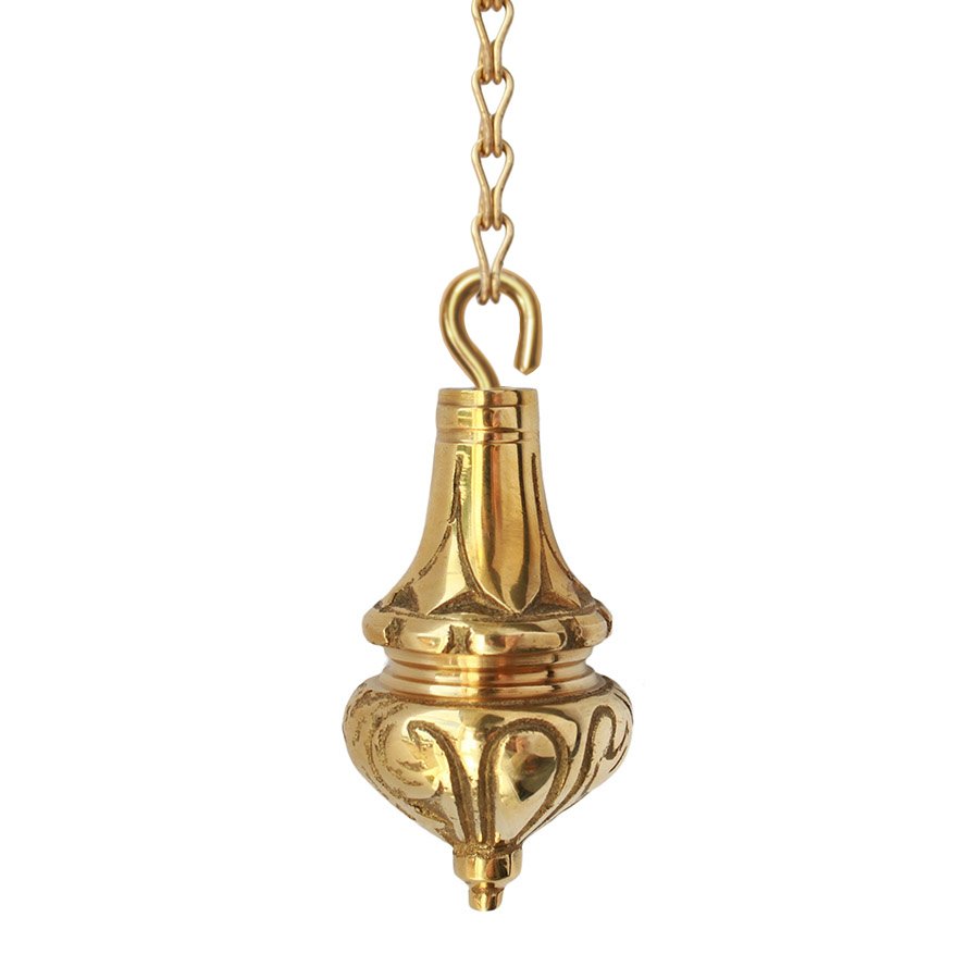 (bild för) Spjälltofs (ventiltyngd) Göteborg i olackad mässing