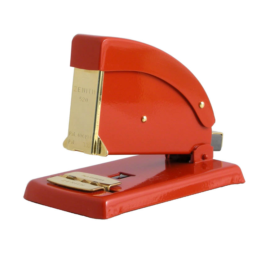 (bild för) Häftapparat i guld och rött (Zenith)