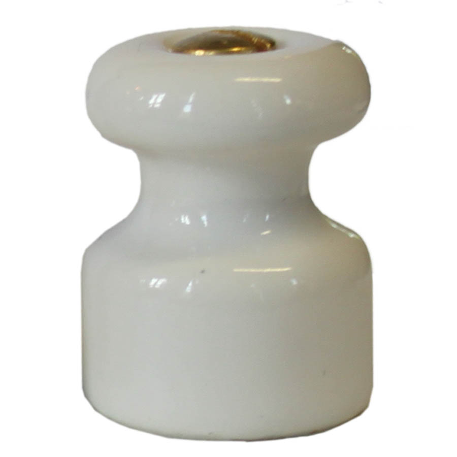 Isolator (porslinsknopp) vit