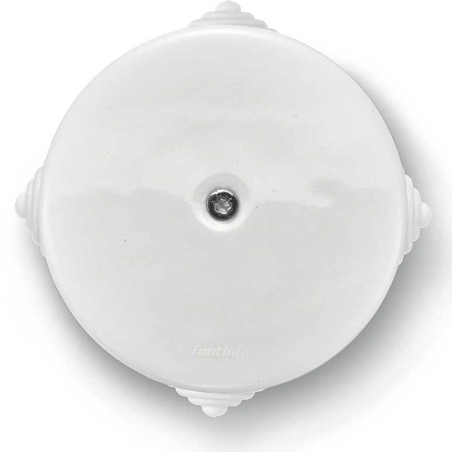 Kopplingsdosa i vitt porslin 72 mm diameter